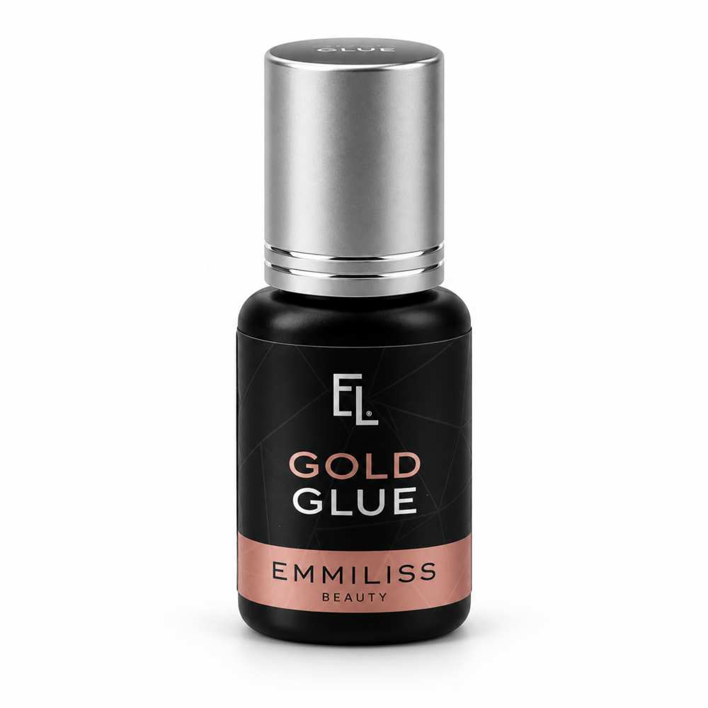 Клей для нарощування вій Emmiliss Gold 0.5 с 5 мл чорний, фото 5