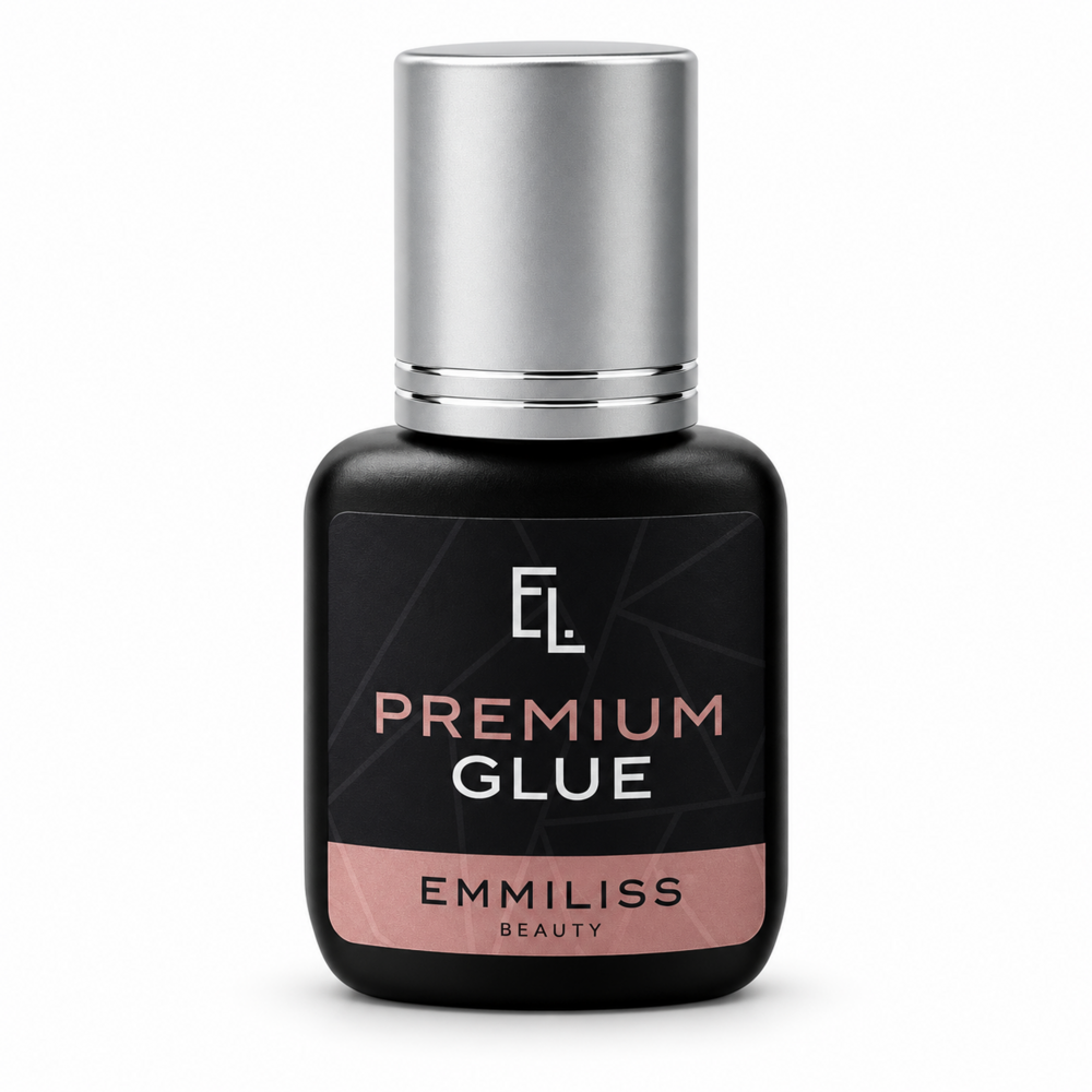 Клей для нарощування вій Emmiliss Premium 1 c 10 мл чорний, фото 2
