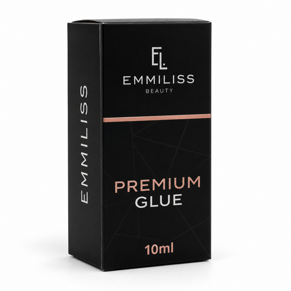 Клей для нарощування вій Emmiliss Premium 1 c 10 мл чорний, фото 4