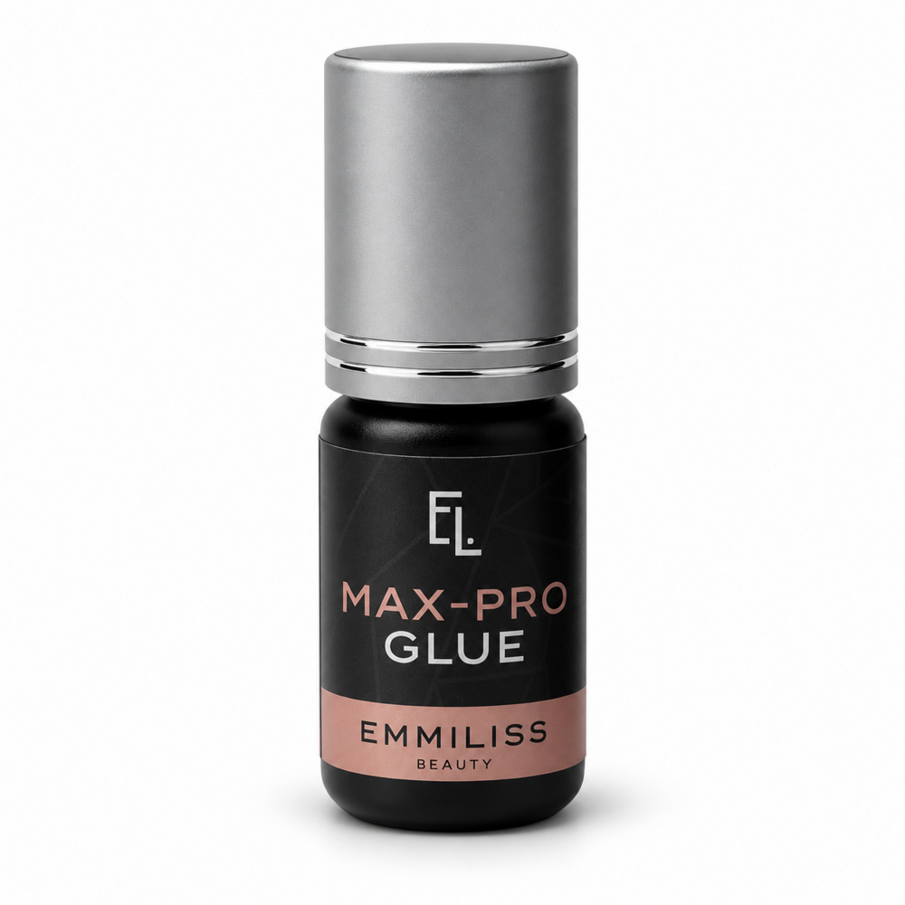 Клей для нарощування вій Emmiliss Max-Pro миттєве зчеплення 3 мл чорний, фото 2
