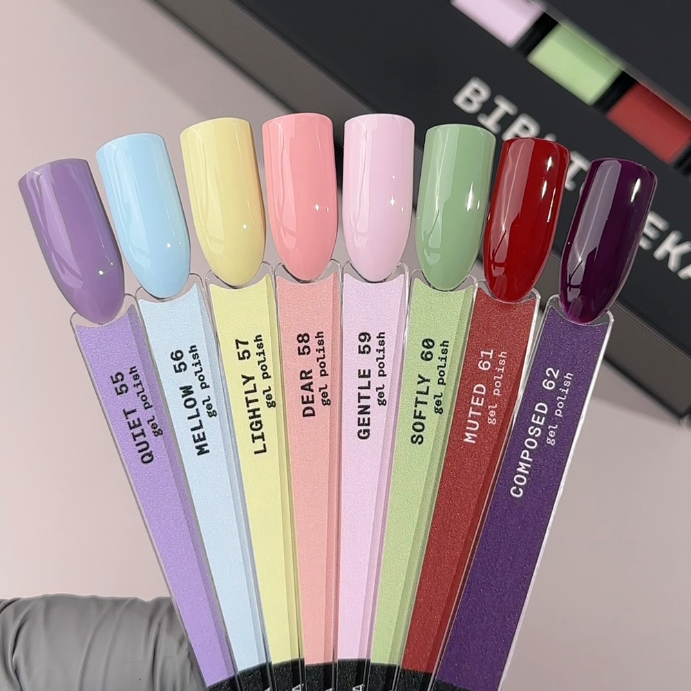 Гель-лак Biblioteka № 59 Gentle Приглушений рожевий 10 мл, фото 3