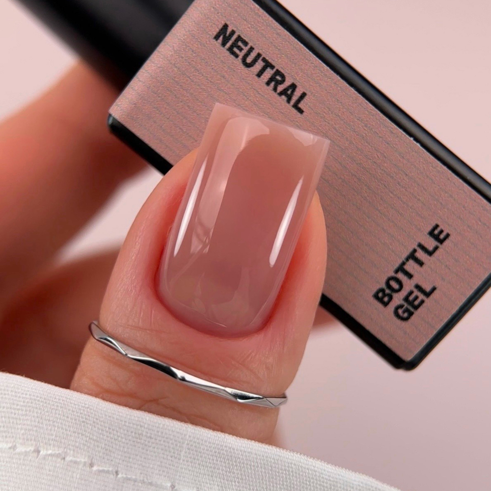 Гель моделюючий Biblioteka Bottle Gel № 07 Neutral Натуральний 10 мл, фото 4