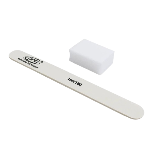 Набор одноразовый для маникюра PNB Disposable set for manicure (мини-пилочка 100/180 мини-бафф 100), фото 1