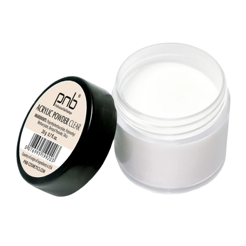 Пудра акрилова PNB Acrylic Powder Clear 20 г прозора, фото 1