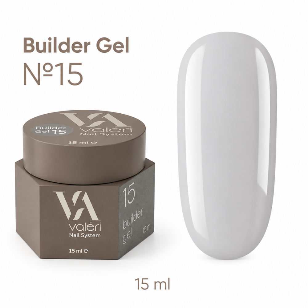 Гель моделирующий Valeri Builder Gel (new collection) №15 15 мл, фото 1