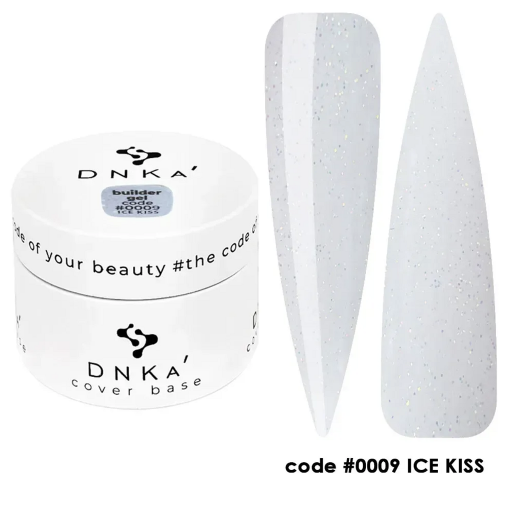 Гель моделюючий DNKa №0009 Ice Kiss 30 мл, фото 1