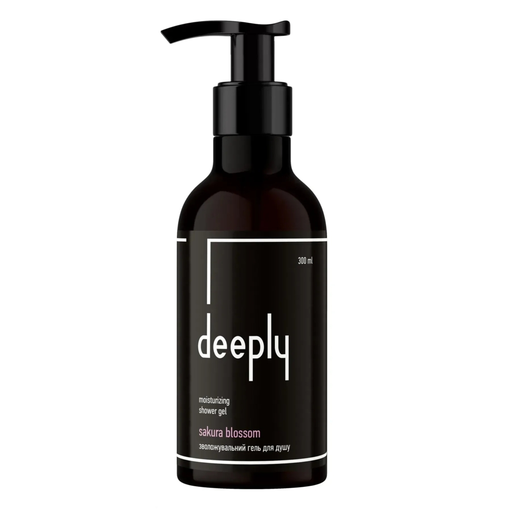 Гель для душу зволожувальний Deeply Sakura Blossom Moisturizing Shower Gel 300 мл, фото 1