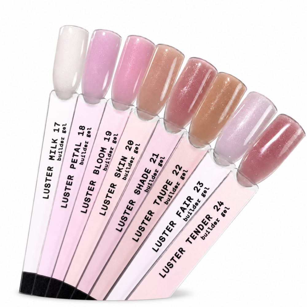 Гель моделирующий Biblioteka Builder Gel Luster №17 Milk Молочный с шиммером 30 мл, фото 4