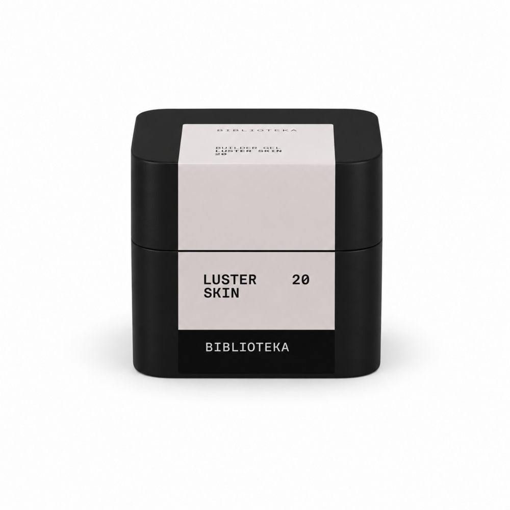 Гель моделирующий Biblioteka Builder Gel Luster №20 Skin Теплый беж с шиммером 30 мл, фото 1