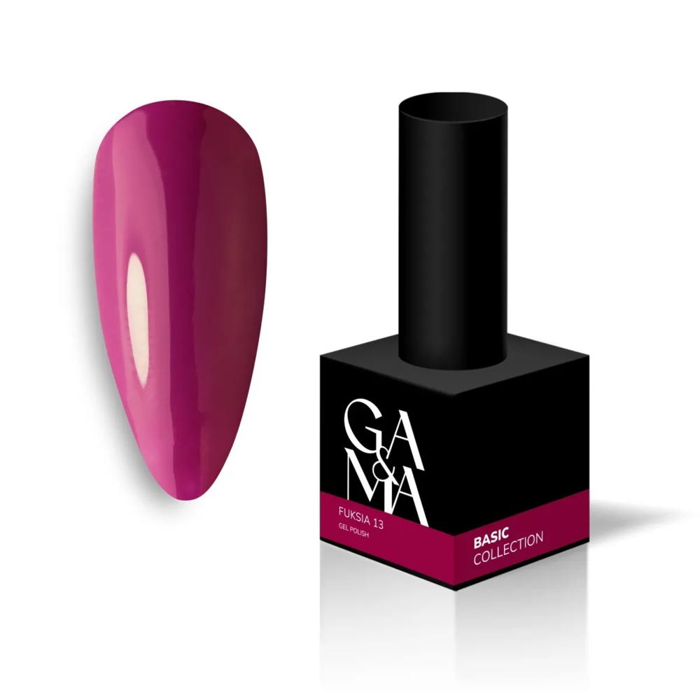Гель-лак GA&MA Basic Collection №013 Fuksia 10 мл, фото 1