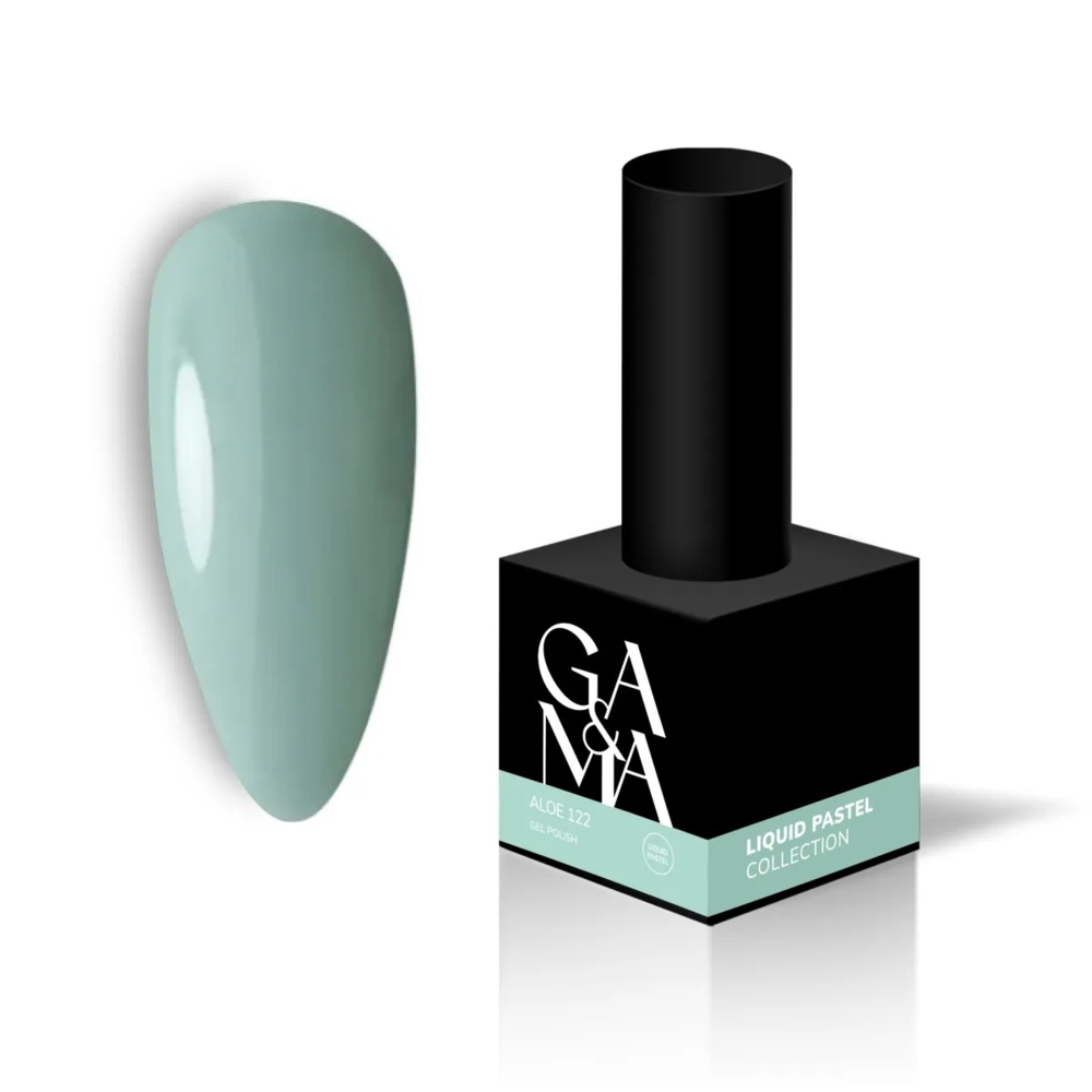Гель-лак GA&MA Liquid pastel №122 Aloe 10 мл, фото 1