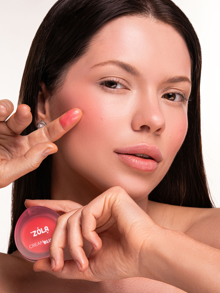 Рум'яна кремові Zola Cream Blush Coral Pop, фото 8