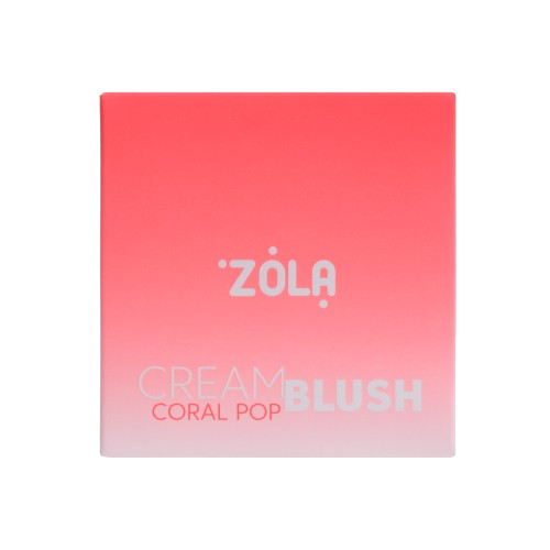 Рум'яна кремові Zola Cream Blush Coral Pop, фото 3