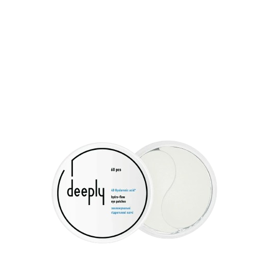 Патчі гідрогелеві для очей зволожуючі Deeply Hydro-Flow htinf + patches 60 шт, фото 1
