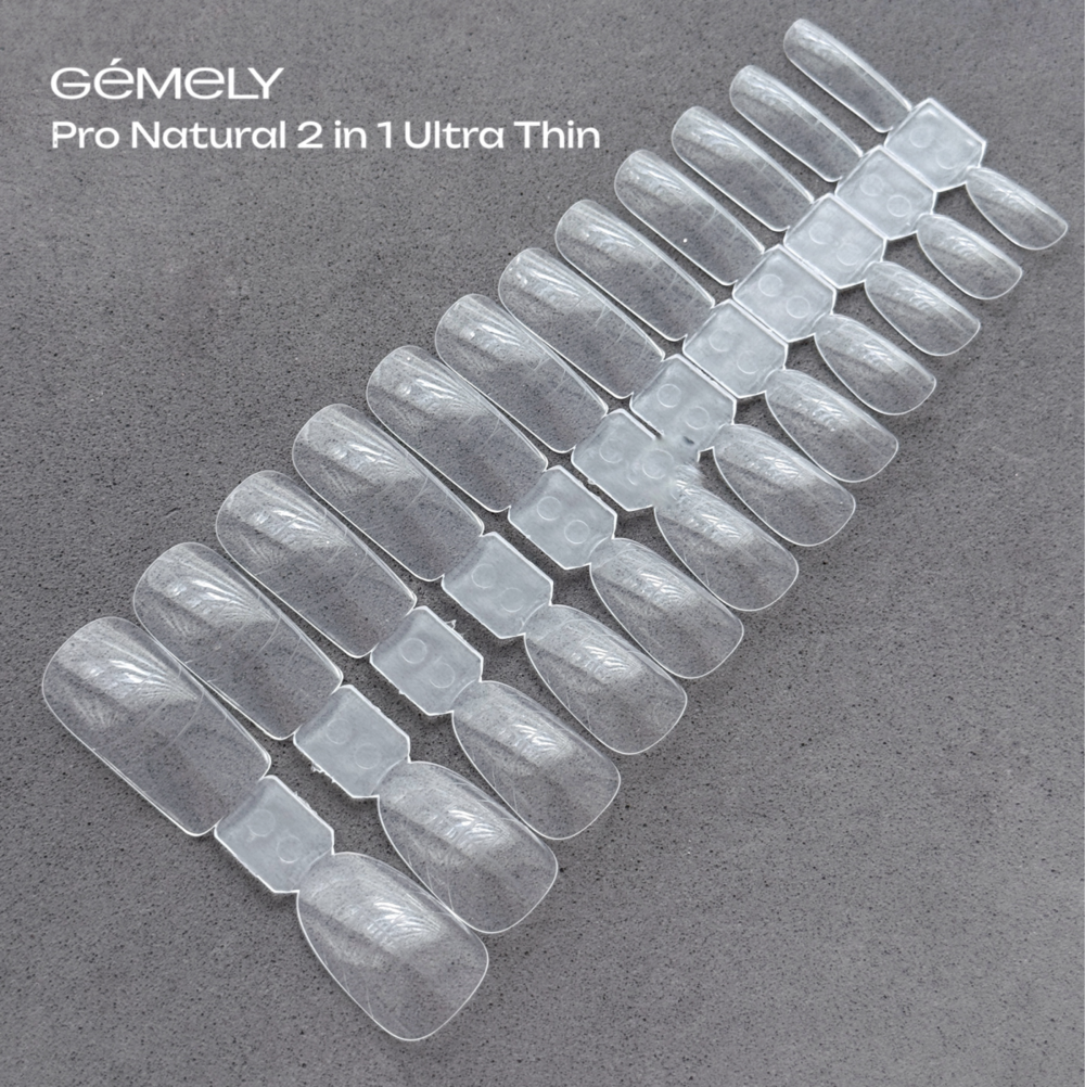 Форми верхні Gémely Upper forms Pro Natural 2 в 1 Ultra Thin 12 розмірів 120 шт/уп, фото 2