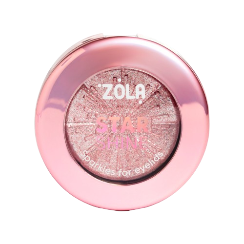 Блесточки для век Zola Star Shine Sparkle Silver Pink, фото 1