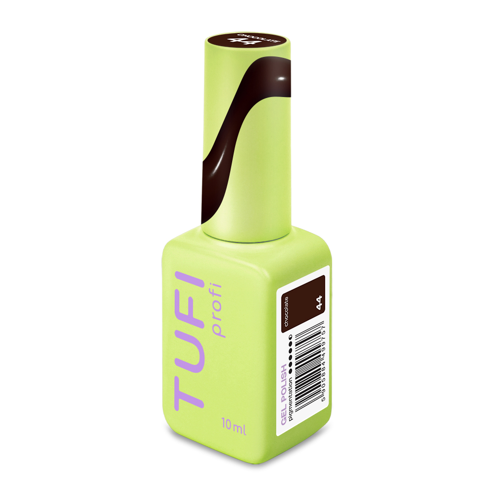 Гель-лак TUFI profi Coffeeline №44 Chocolate шоколадно-коричневий 10 мл, фото 2