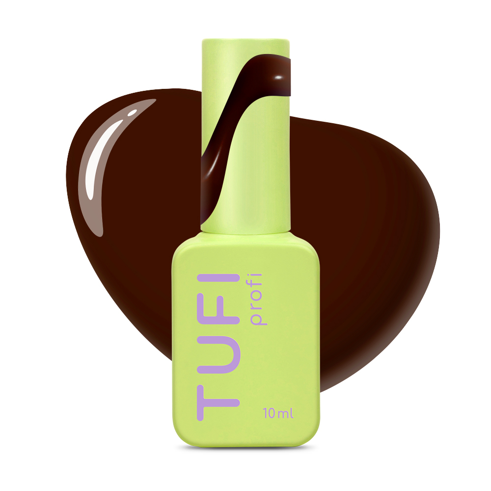 Гель-лак TUFI profi Coffeeline №44 Chocolate шоколадно-коричневий 10 мл, фото 1