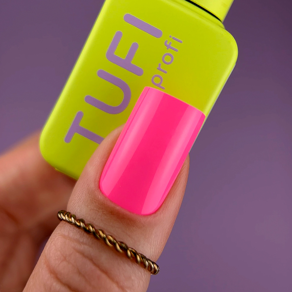 Гель-лак TUFI Profi Summerline №36 Pitaya яскраво-рожевий 10 мл, фото 3