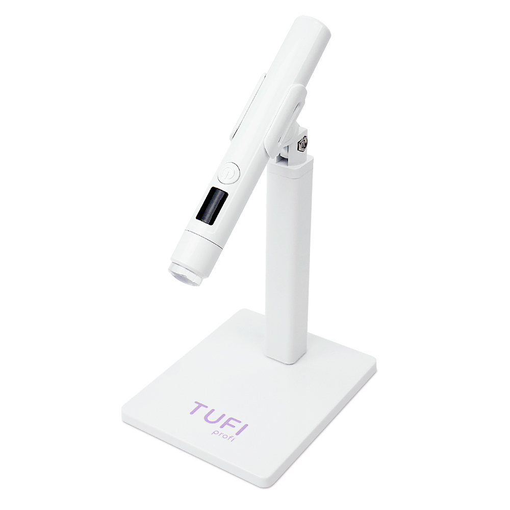 Ліхтарик для манікюру Tufi Profi UV LED портативний з таймером і акумулятором 3W білий, фото 2