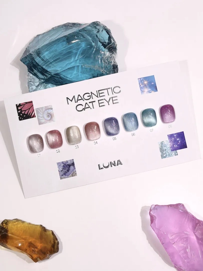 Гель-лак Luna Color Magnetic Cat Eye №1 8 мл, фото 2