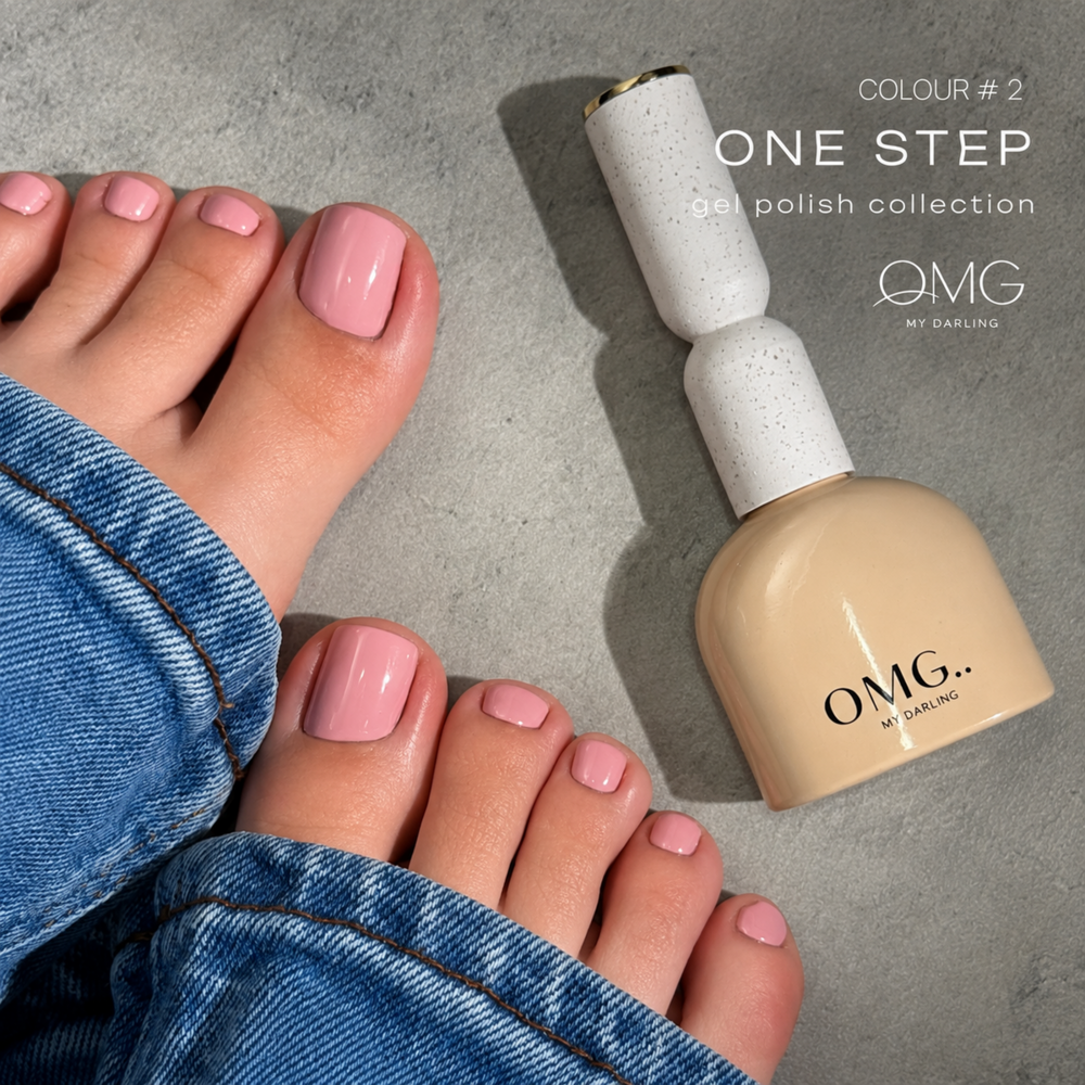 Гель-лак однофазний для педикюру OMG..My Darling One step №2 10мл, фото 2