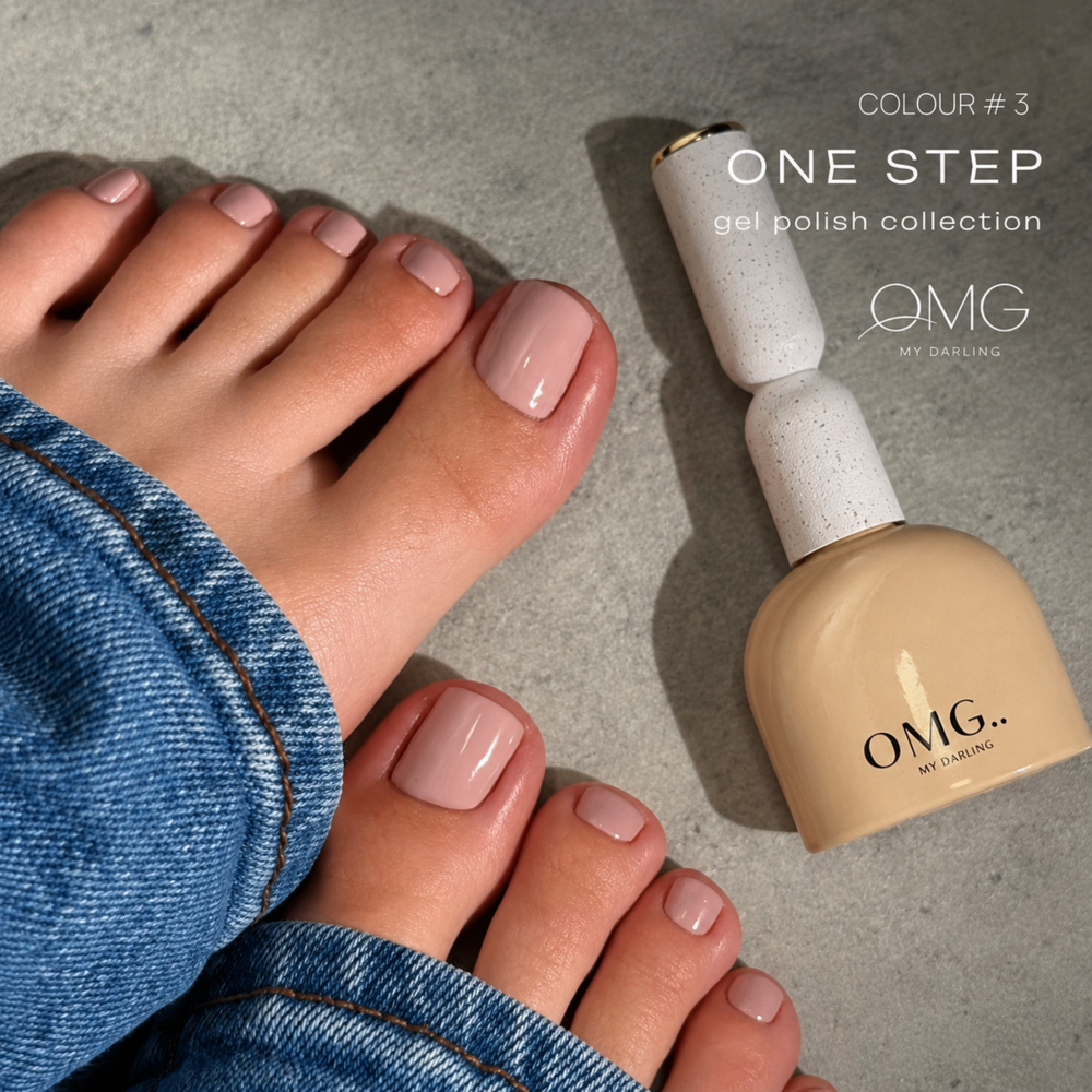 Гель-лак однофазний для педикюру OMG..My Darling One step №3 10 мл, фото 2