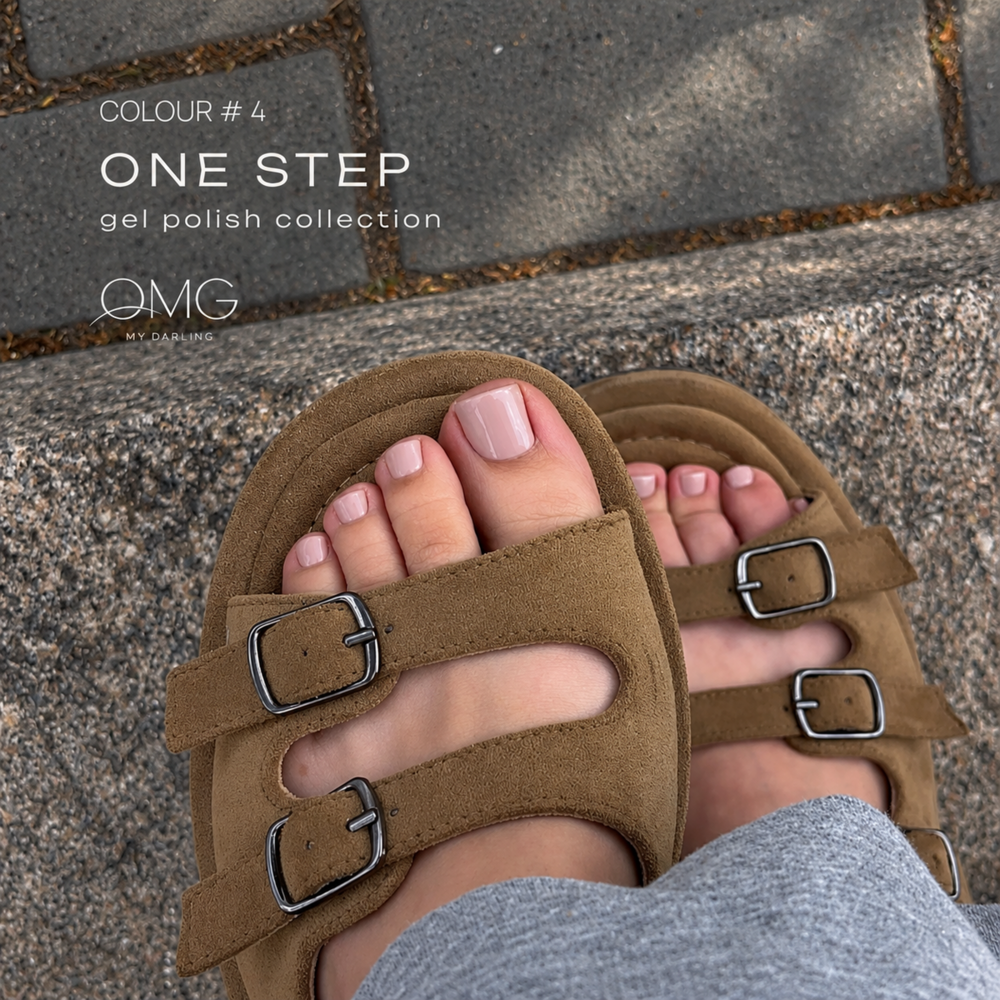 Гель-лак однофазний для педикюру OMG..My Darling One step №4 10 мл, фото 4