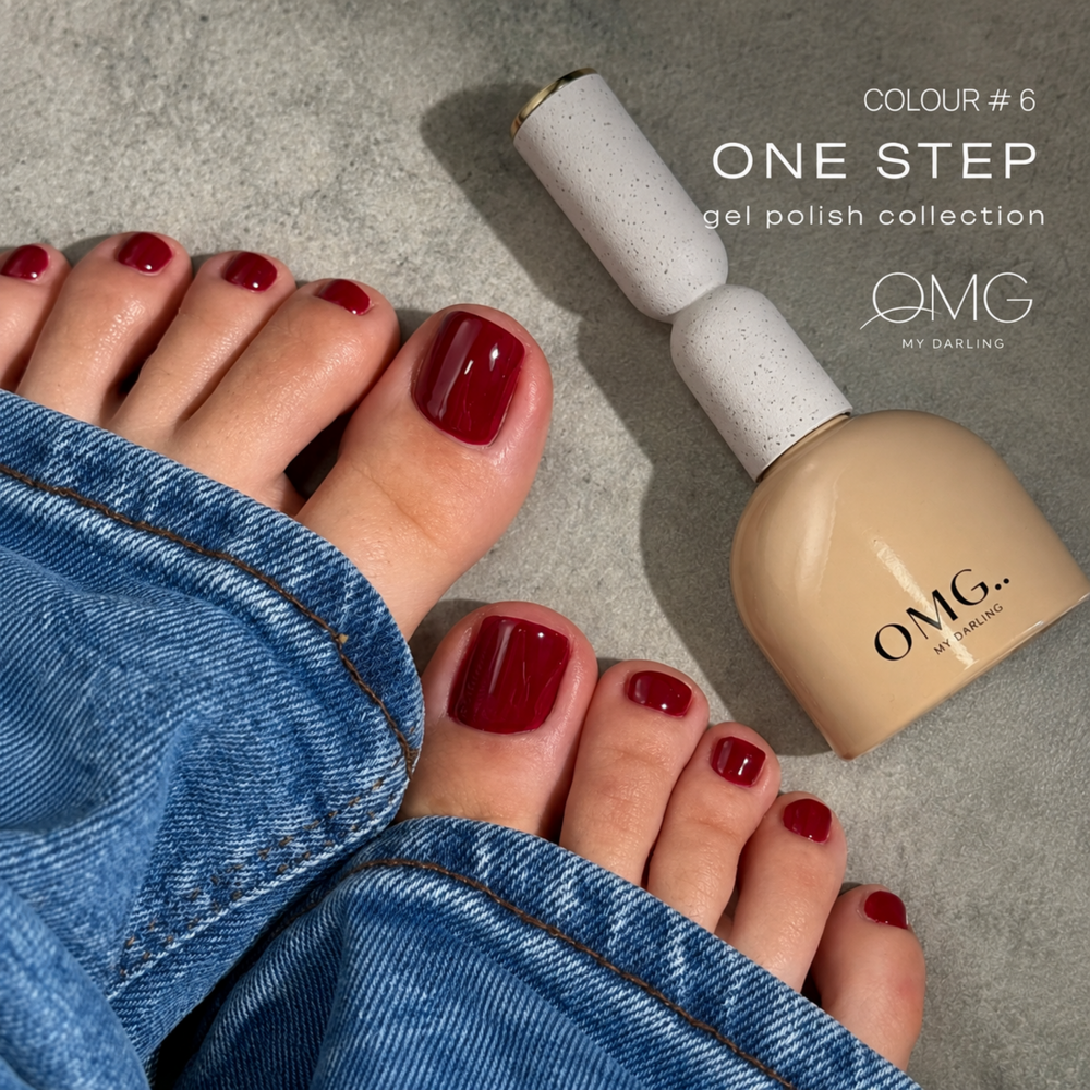 Гель-лак однофазний для педикюру OMG..My Darling One step №6 10 мл, фото 2