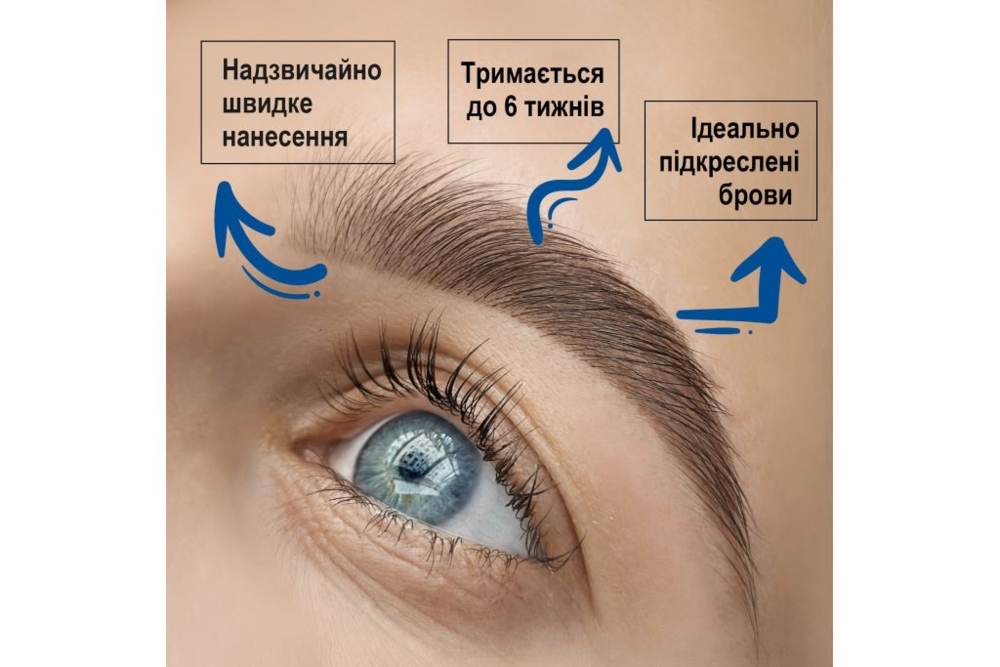 Фарба для брів Platinum 03 Graphite 15 мл УЦІНКА, фото 3