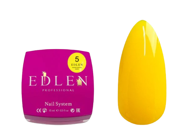 Акригель Edlen Water Neon №05 15 мл УЦЕНКА срок годности до 02.08.26, фото 1