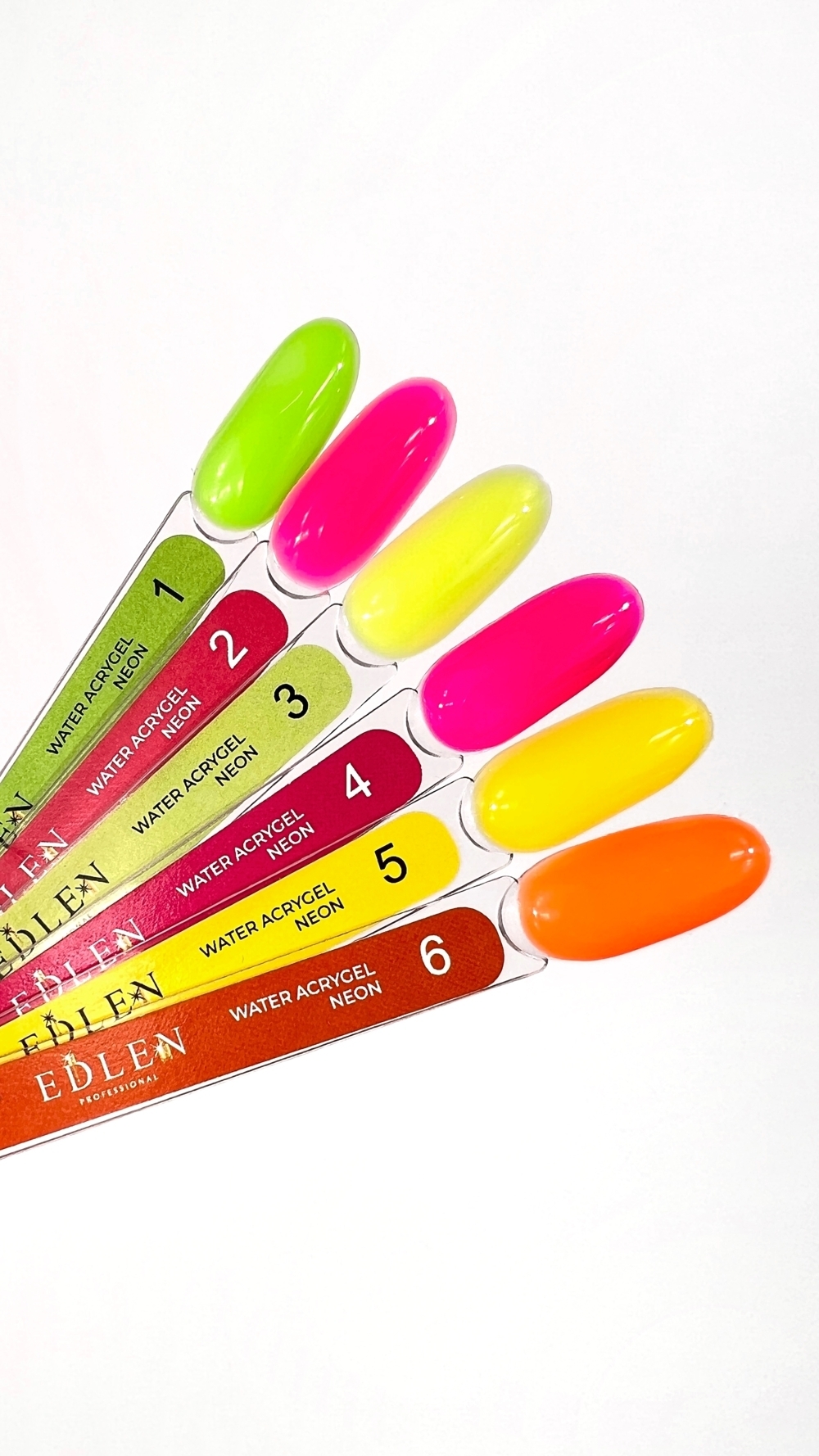 Акригель Edlen Water Neon №04 30  мл УЦІНКА термін придатності до 04.10.26, фото 2