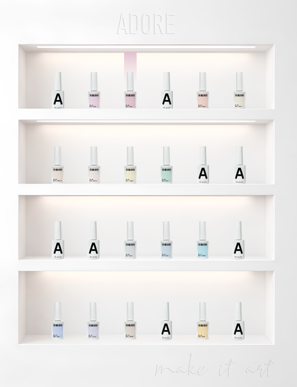 Гель-лак Adore Professional Gel Polish  P-02 12 мл, фото 2