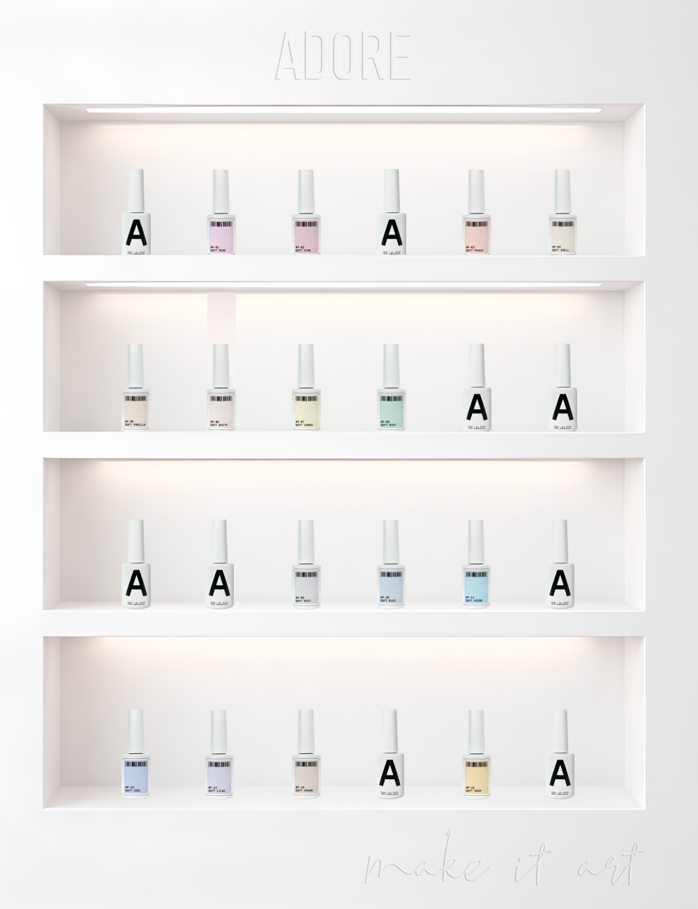 Гель-лак Adore Professional Gel Polish  P-06 12 мл, фото 4