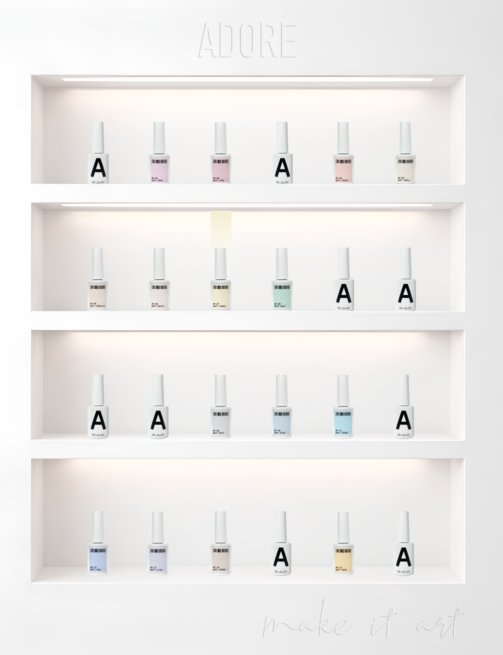 Гель-лак Adore Professional Gel Polish  P-07 12 мл, фото 4