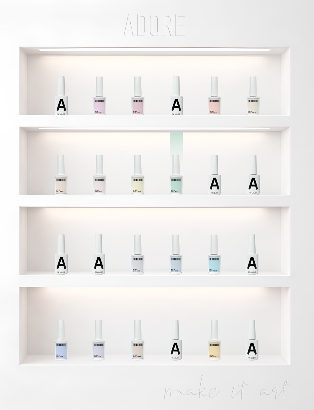 Гель-лак Adore Professional Gel Polish  P-08 12 мл, фото 5