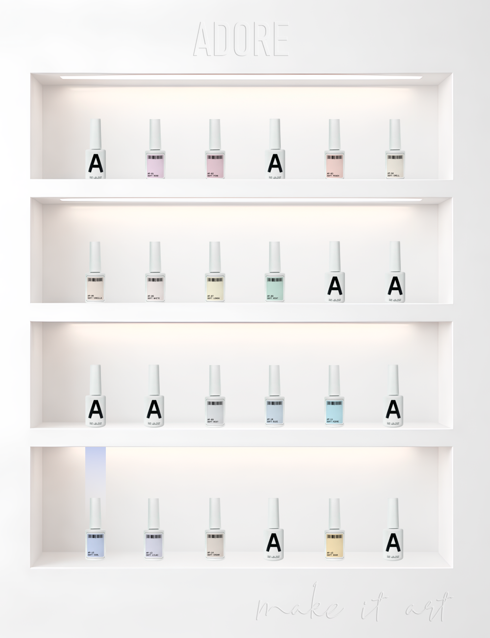 Гель-лак Adore Professional Gel Polish  P-12 12 мл, фото 5