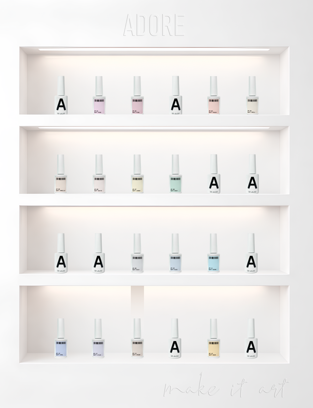 Гель-лак Adore Professional Gel Polish  P-14 12 мл, фото 5