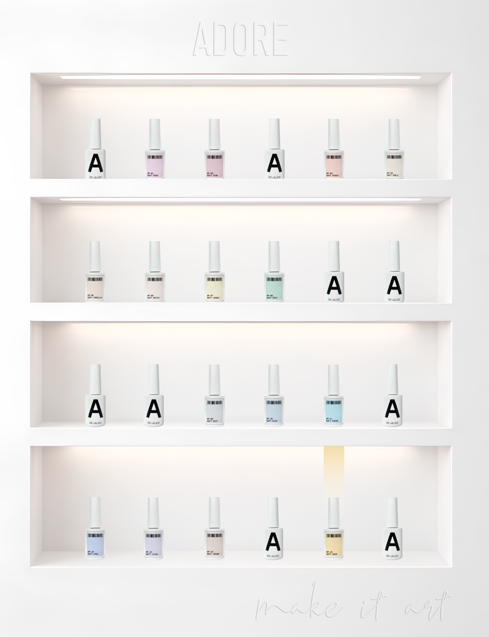 Гель-лак Adore Professional Gel Polish  P-15 12 мл, фото 4