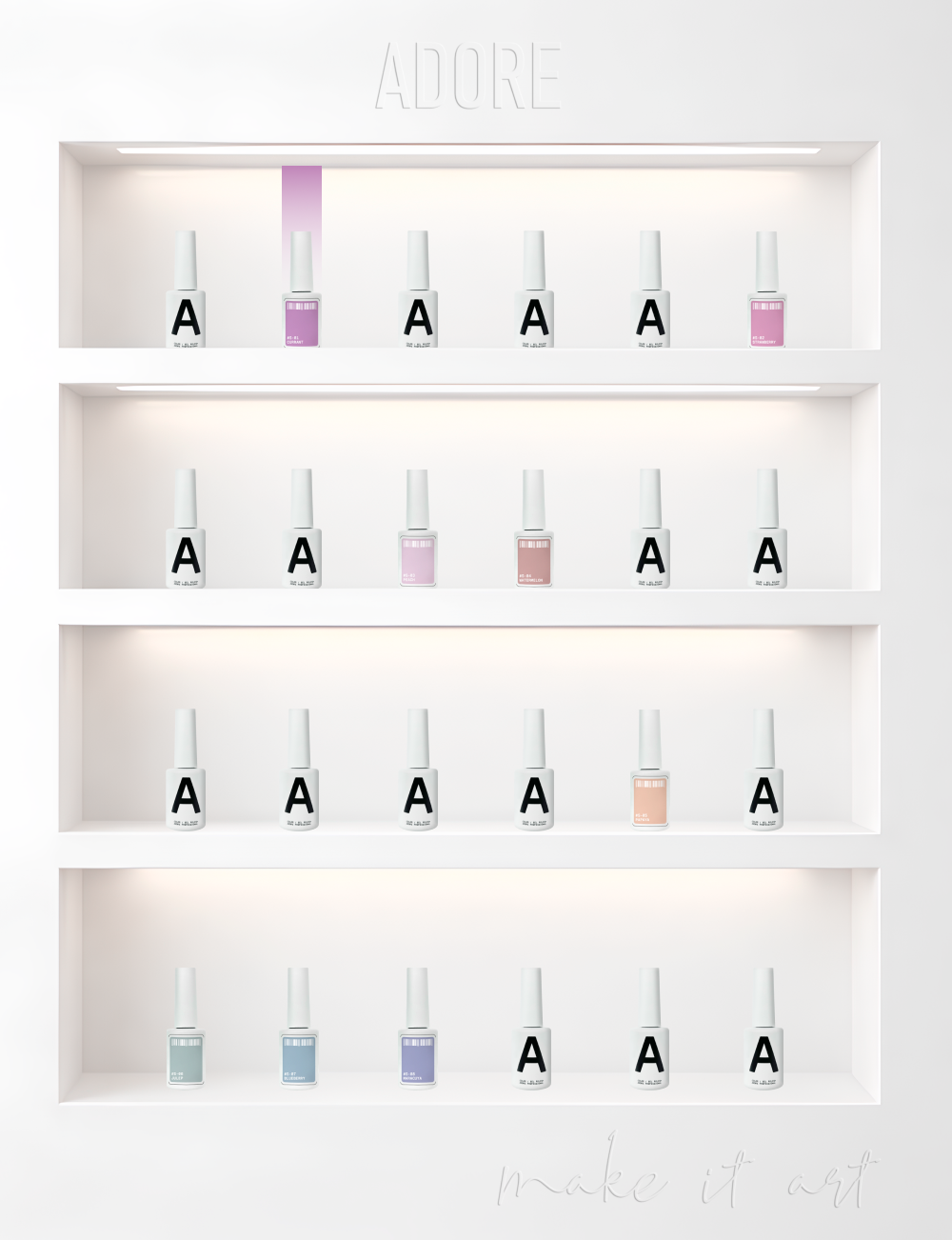 Гель-лак Adore Professional Gel Polish  S-01 12 мл, фото 4