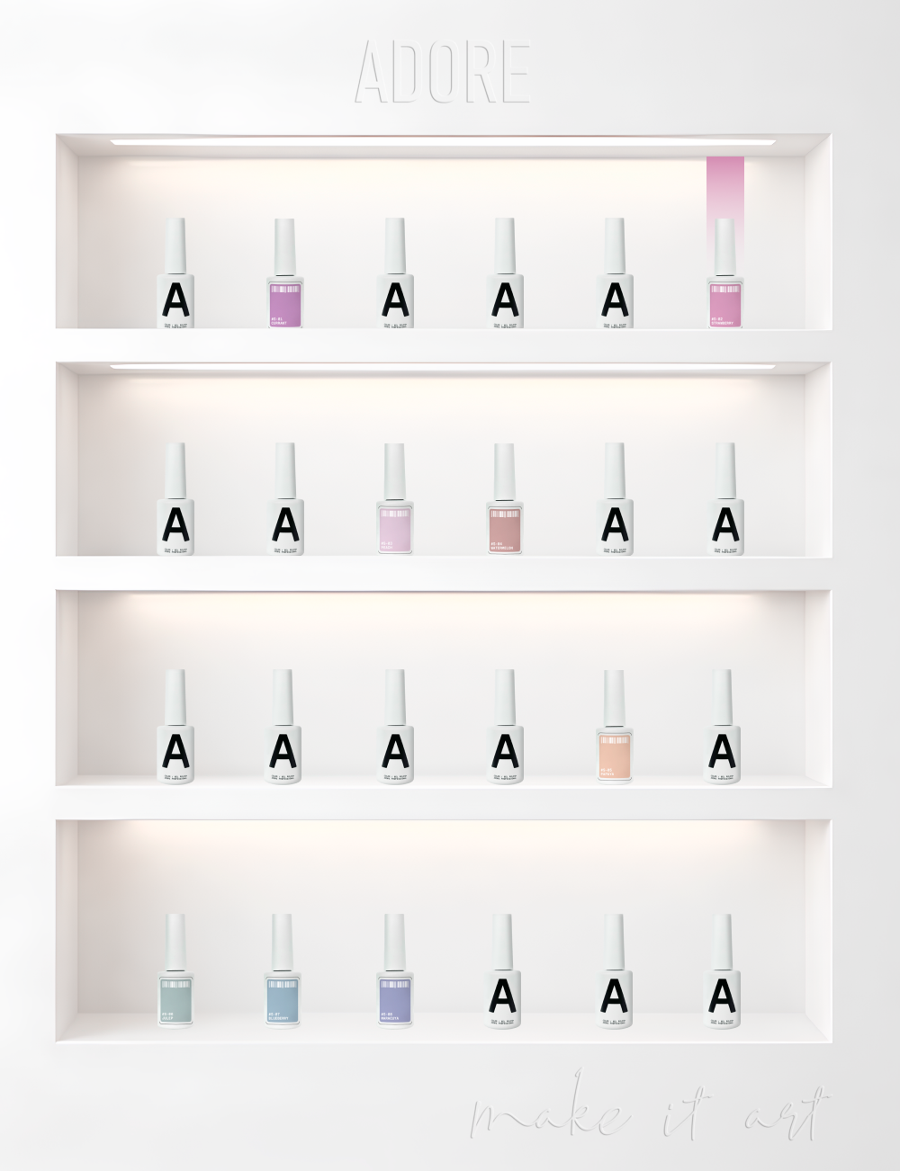 Гель-лак Adore Professional Gel Polish  S-02 12 мл, фото 6