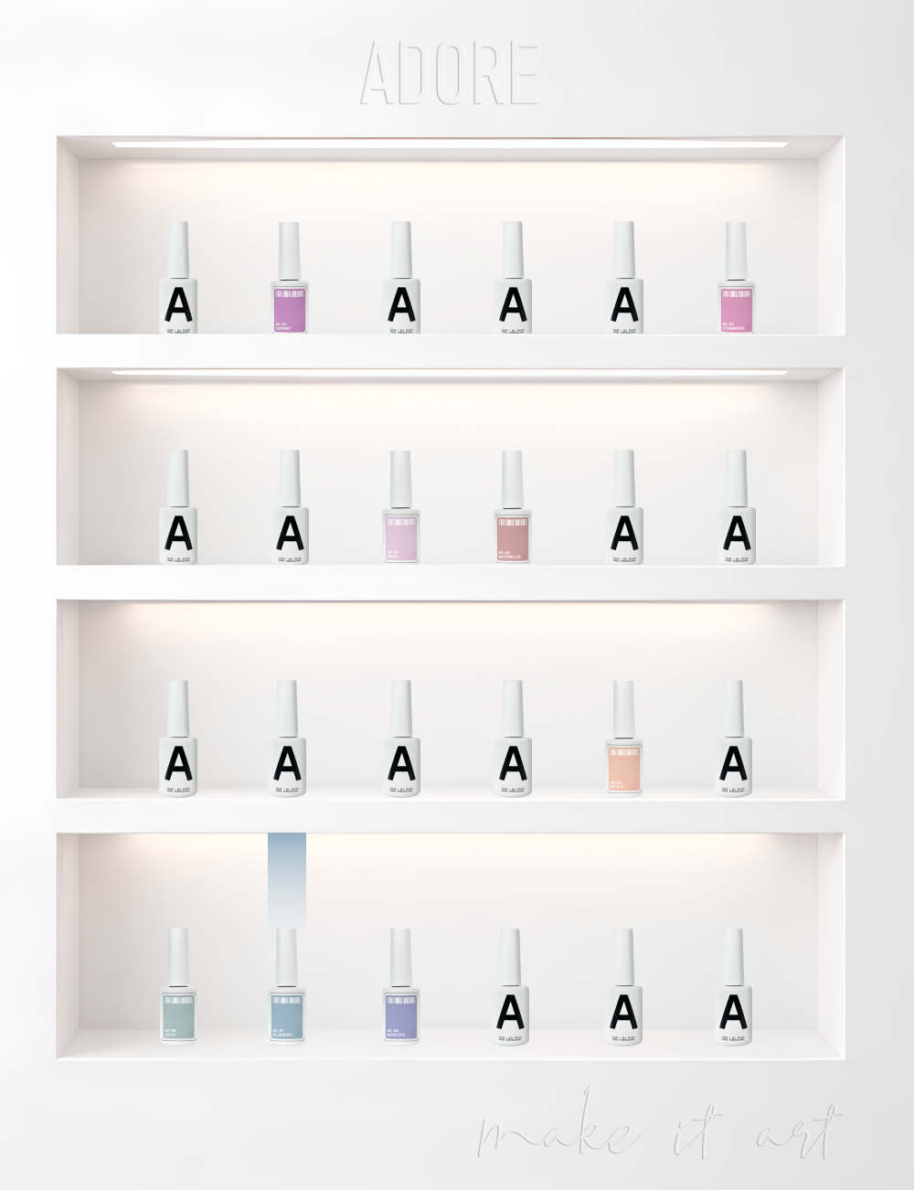 Гель-лак Adore Professional Gel Polish  S-07 12 мл, фото 4