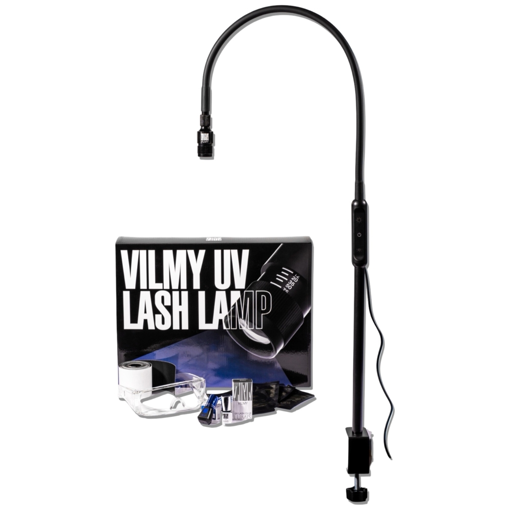 Лампа UV профессиональная 2 в 1 для ультрафиолетового наращивания ресниц Vilmy 5 W черная, фото 7