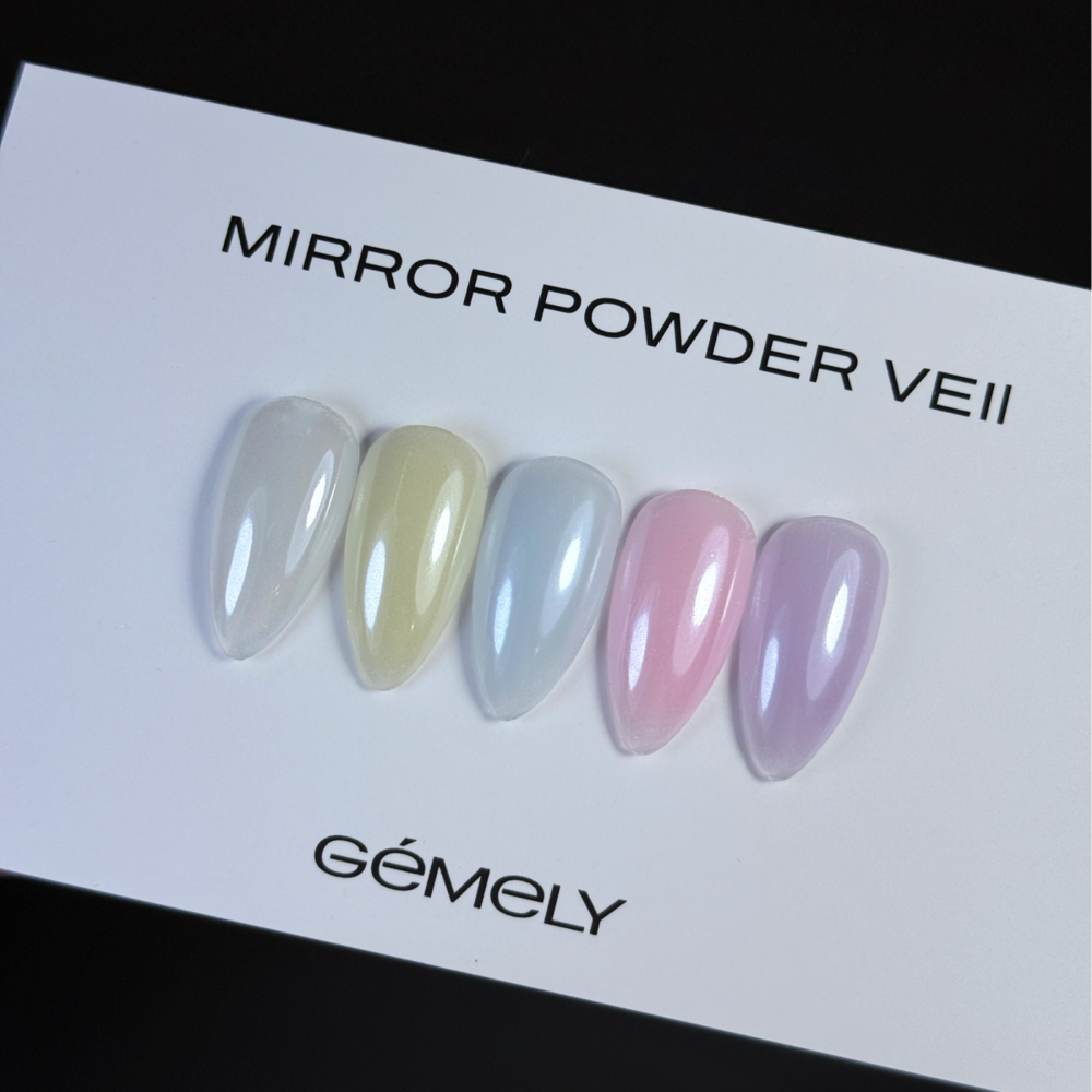 Втирка для ногтей Gémely Mirror Powder Veil 0.3 г, фото 3