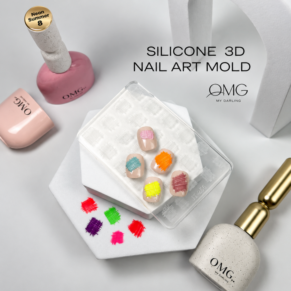 Молди силіконові OMG..My Darling Silicone 3D Nail Art Mold, фото 1