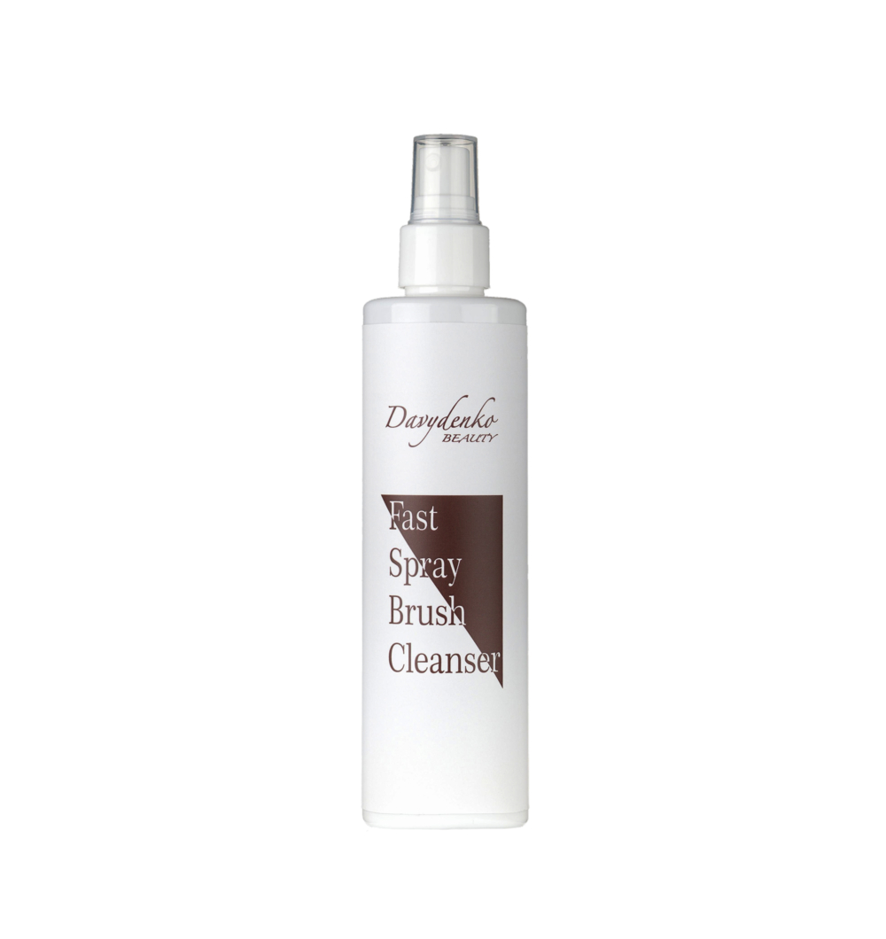 Засіб для очищення косметичних пензлів Davydenko beauty Fast Spray Brush Cleanser 30-90 c 250 мл, фото 1