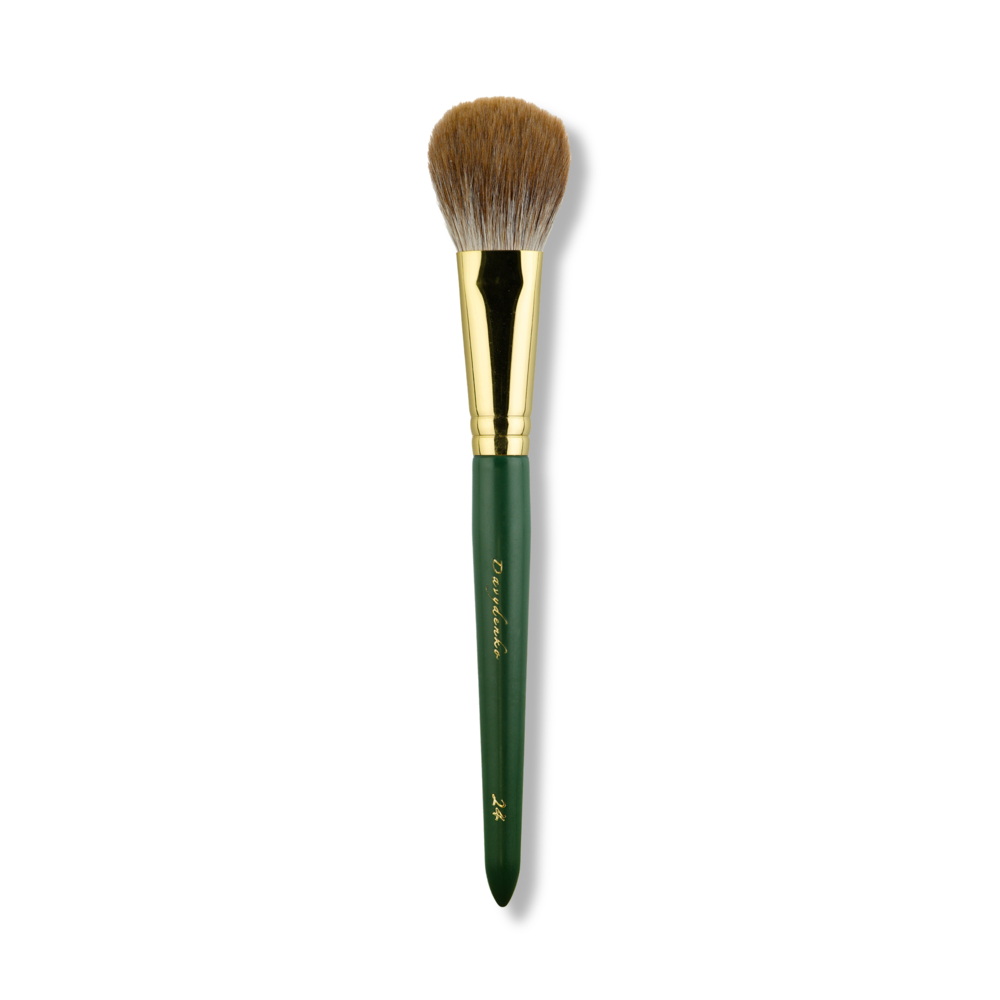 Пензлик косметичний №24 Davydenko beauty Velvet Touch для сухої корекції та пудри, фото 1
