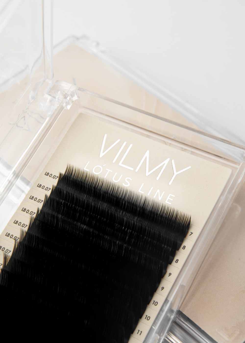 Ресницы Vilmy Lotus черные 20 линий Mix LB 0.07 17 мм, фото 4