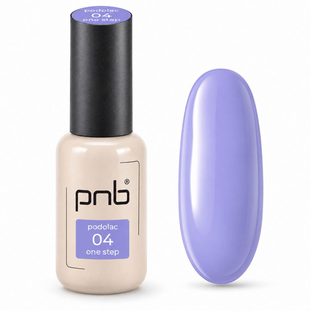 Гель-лак однофазний для педикюру PNB Podolac One step №04 8 мл, фото 1