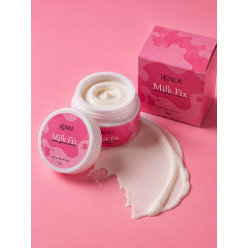 Клей для ламинирования ресниц кремовый Lendi Milk Fix Lami Glue Cream 12 г, фото 3